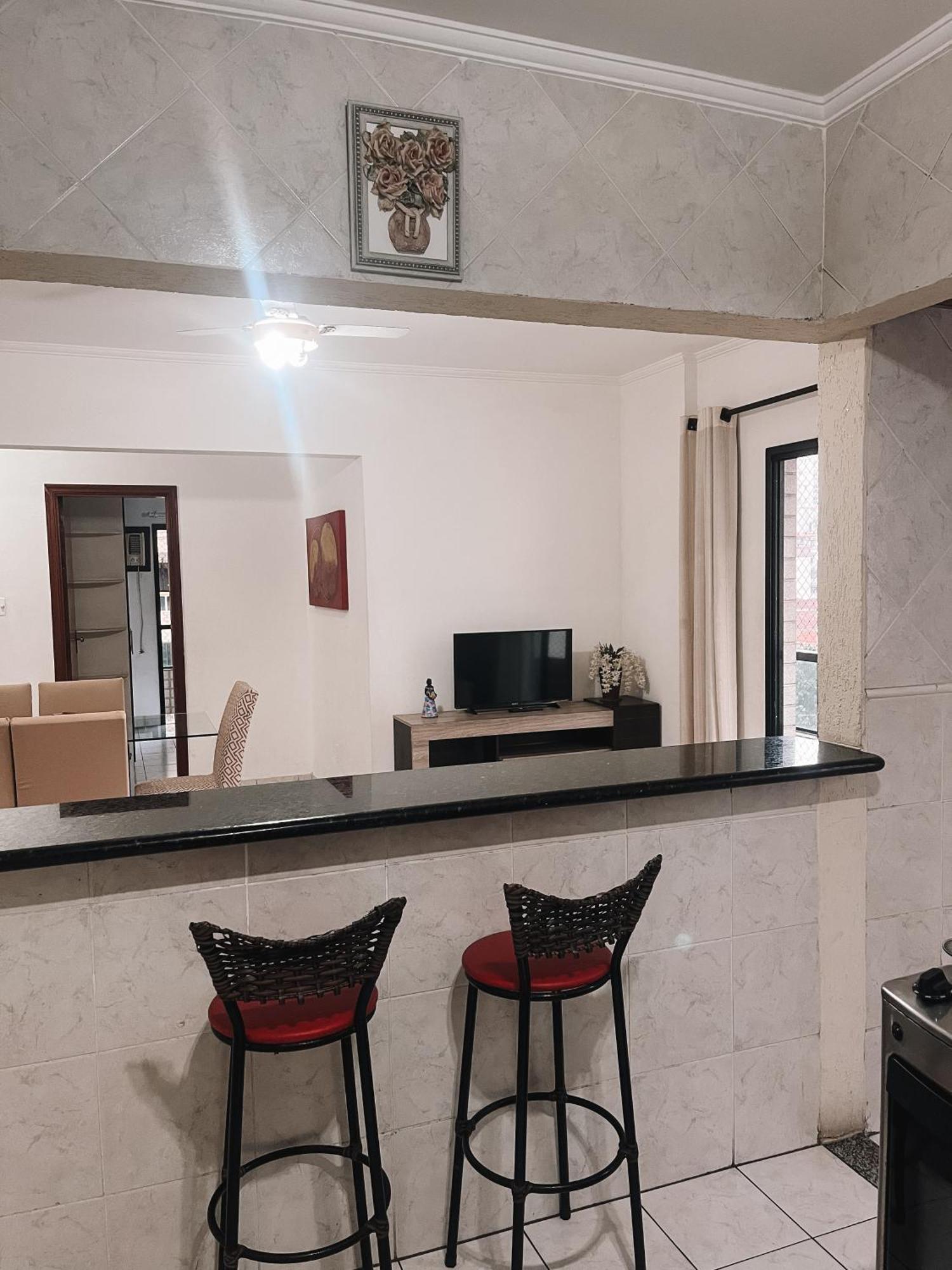 Apartamento Vila Tupy - Ar Condicionado - Praia Grande Екстер'єр фото